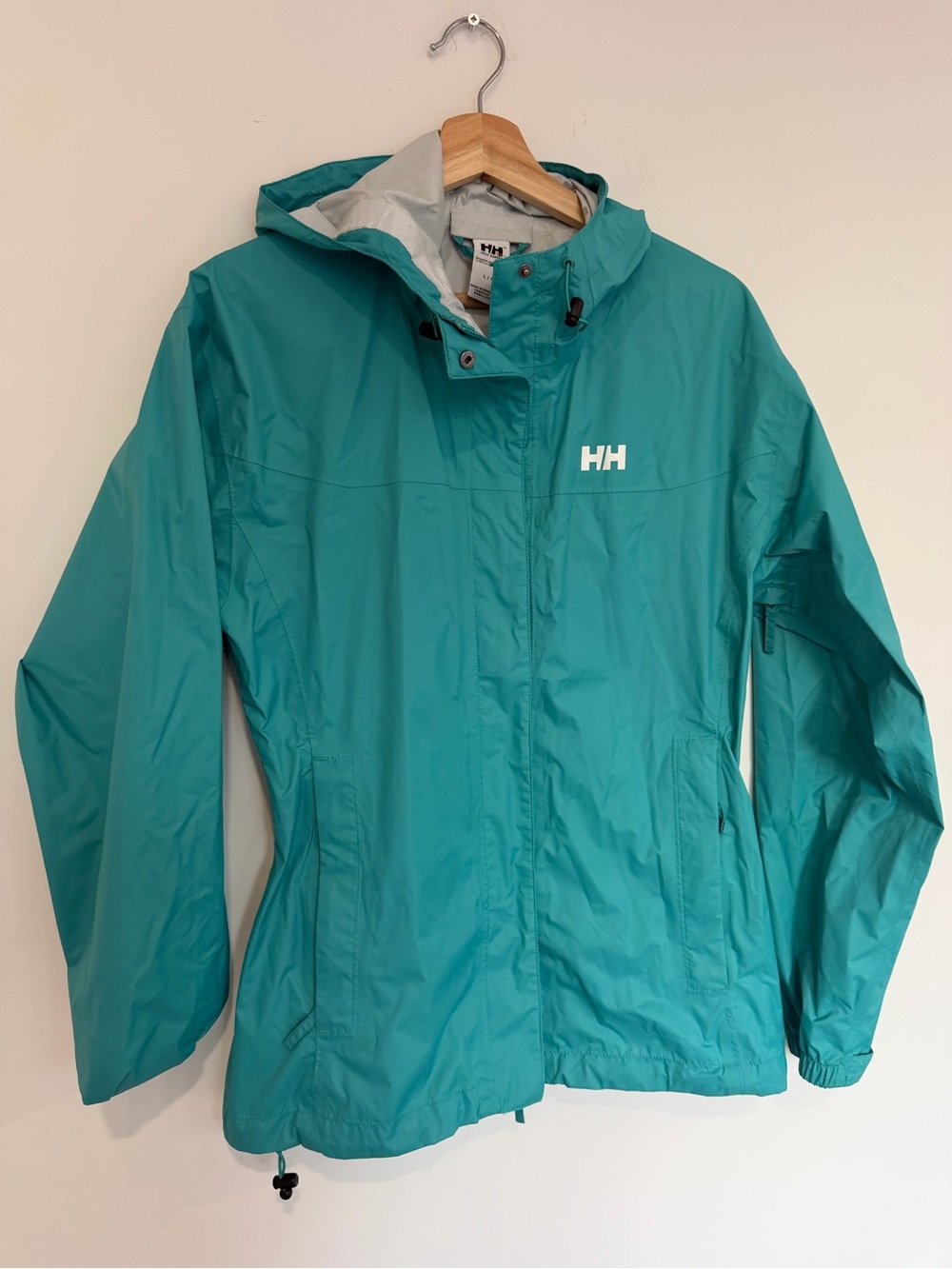 Helly Hansen Women's Teal Hooded Waterproof Jacket